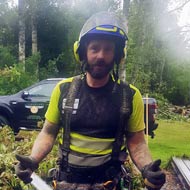Trädfällare Andreas Rehn Saltsjö Forestry Trädfällning Nacka
